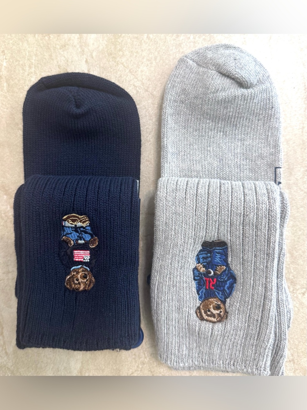Polo Ralph Lauren Bear Socks (2) - Picture 6 of 9